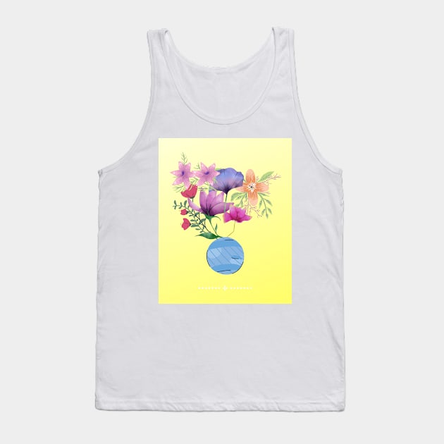 Flowers will save the world Tank Top by TrendySuisse